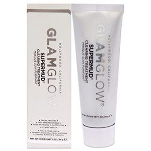 NWT GLAMGLOW SUPERMUD CLEARING TREATMENT 1 OZ. HOLLYWOOD CALIFORNIA